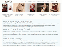 Tablet Screenshot of corsettraining.net